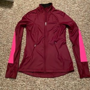 Glossy Shine Maroon Knockout Jacket